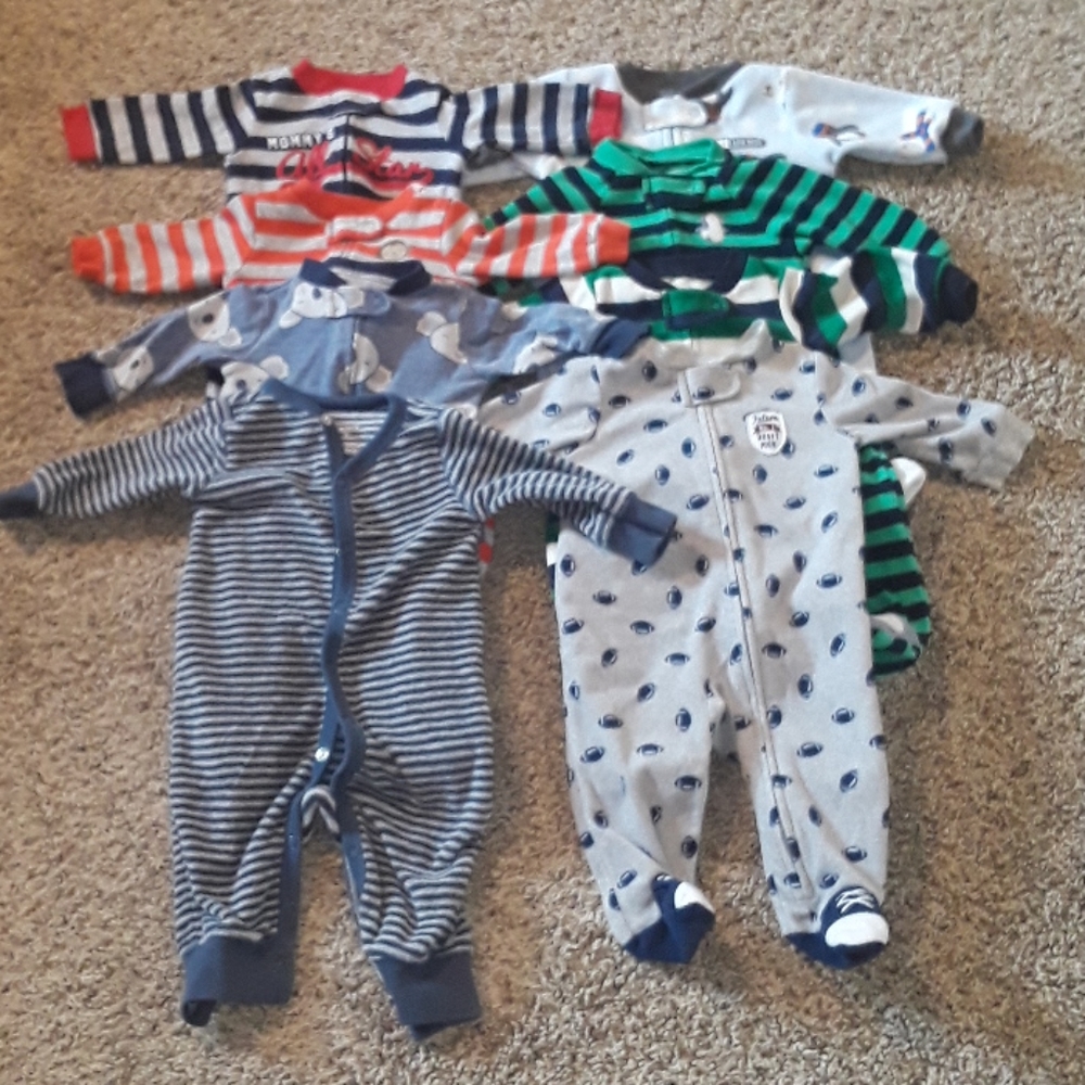 3 Month Baby Boy Sleep and Play Bundle